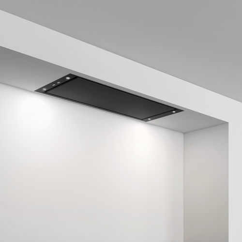 Ceiling-mounted range hood - Pureline Compact - NOVY N.V. - ductless / with built-in lighting / low-noise
