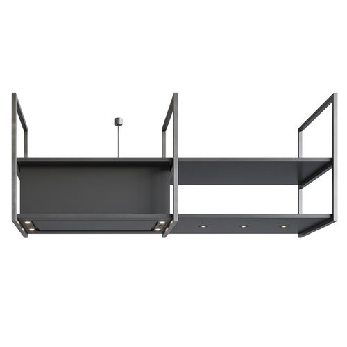 Island range hood - Pureline Frame - NOVY N.V. - ductless / with built-in lighting / activated carbon