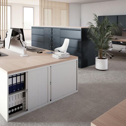 Floor-standing storage system - ESSENTIALS - BISLEY - contemporary / steel / for office