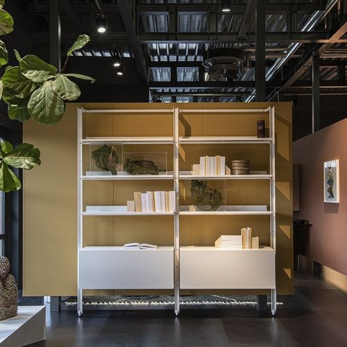 Wall-mounted shelf - ARMIDA - DESALTO spa - modular / contemporary / lacquered MDF