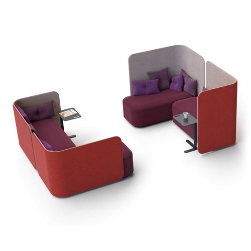 modular upholstered bench - Martela