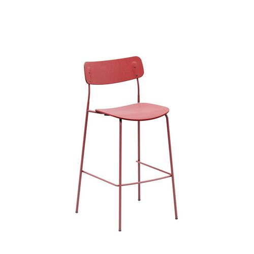 Contemporary bar chair - Ella  - Martela - indoor / plastic / laminate