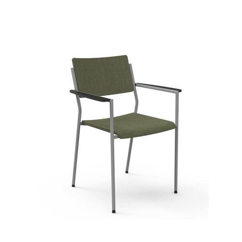 Contemporary chair - FORM - Martela - indoor / wood veneer / metal base