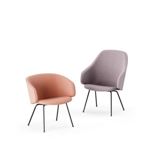 Contemporary chair - SOLA  - Martela - indoor / fabric / metal base