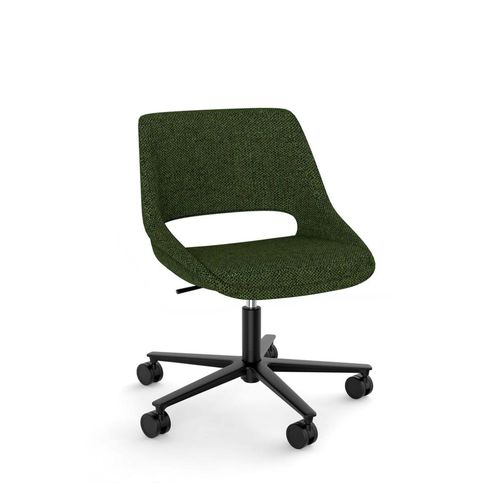 Contemporary conference chair - Mini Kilta - Martela - indoor / polished aluminum base / upholstered