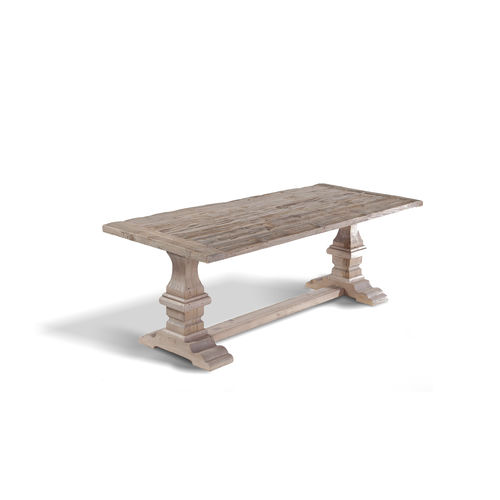 Traditional table - BAVARIA - Ecomatrix SRL - oak / pine / oak base