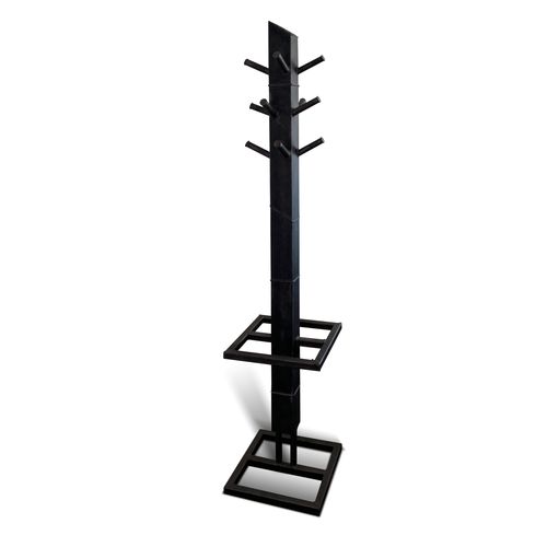 Floor coat rack - COATRACK - Ecomatrix SRL - contemporary / metal / with integrated umbrella stand
