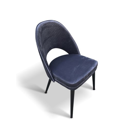 Contemporary chair - ESTELLA - Ecomatrix SRL - indoor / velvet / beech base