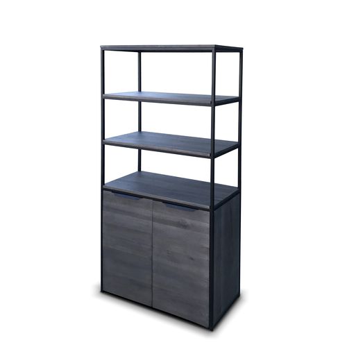 High sideboard - AACHEN - Ecomatrix SRL - contemporary / oak / steel