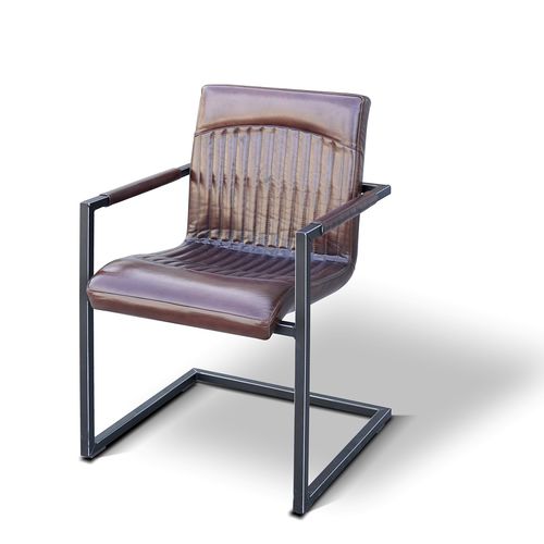 Vintage chair - CORVETTE 2  - Ecomatrix SRL - indoor / wooden / steel base