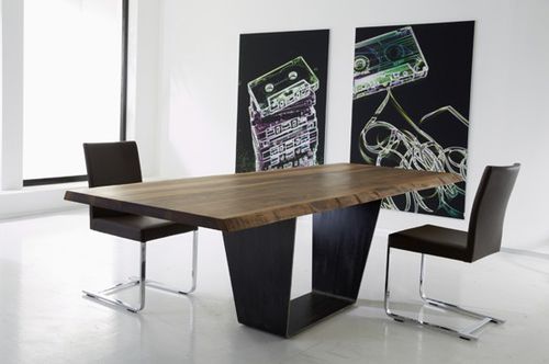 Contemporary dining table - SOLID - Schulte Design GmbH - oak / walnut / beech
