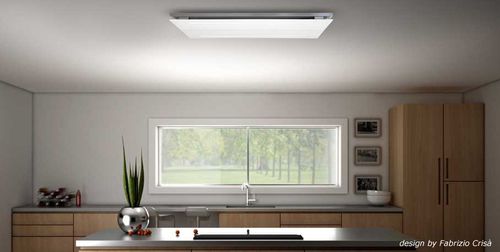 Island range hood - SLT 960 - Sirius S.p.A. - with built-in lighting