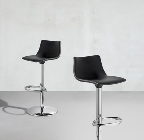 Contemporary bar chair - Day Up Pop - SCAB GIARDINO SPA - indoor / fabric / chrome steel base