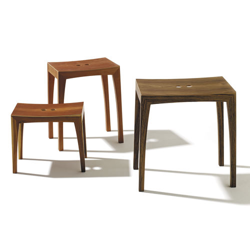 Design stool - OTTO3 - sixay furniture - oak / solid wood / beech