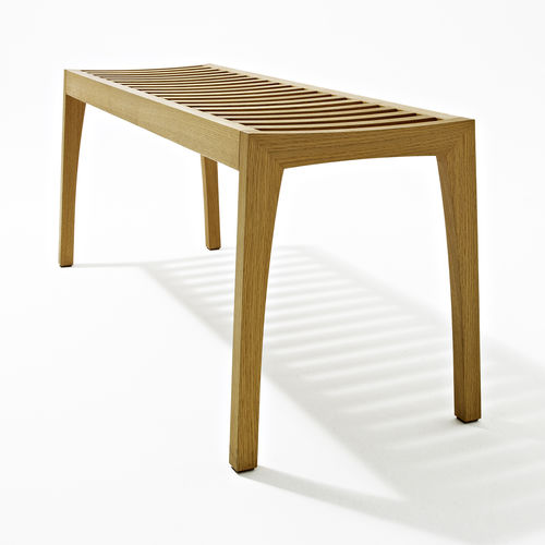 Contemporary bed bench - ZEBRA - sixay furniture - solid wood / beech / oak