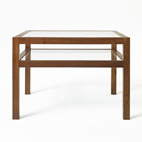 Contemporary coffee table - LATTE - sixay furniture - frosted glass / tempered glass / sandblasted glass