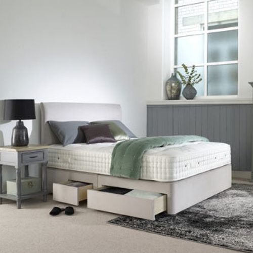 Double mattress - Elba 11,000 - HARRISON SPINKS - pocket spring / viscose / white