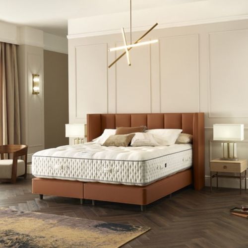 Double mattress - IMPERIAL 34,000 - HARRISON SPINKS - spring / white / cotton
