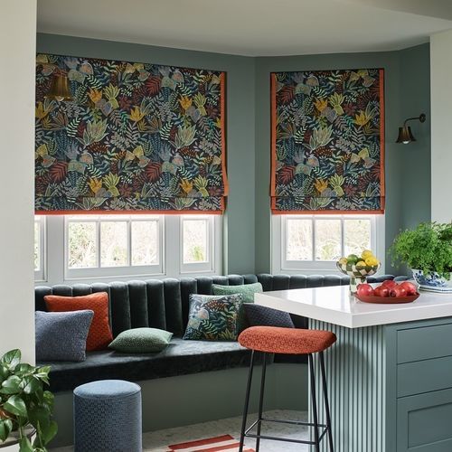 Upholstery fabric - EVANGELINE   - Jane Churchill - for curtain / floral pattern / cotton