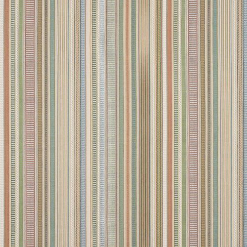 Curtain fabric - BARROS STRIPE - Jane Churchill - striped / cotton / weave