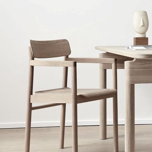 Contemporary conference chair - POST  - Fredericia Furniture - indoor / fabric / leather
