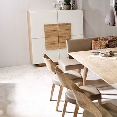 Sideboard with swing doors - V-Montana  - Voglauer Möbelwerk Gschwandtner & Zwilling GmbH & Co. KG - high / contemporary / oak