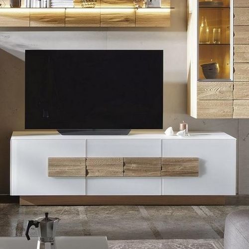 Contemporary TV cabinet - V-Montana  - Voglauer Möbelwerk Gschwandtner & Zwilling GmbH & Co. KG - lowboard / oak / walnut