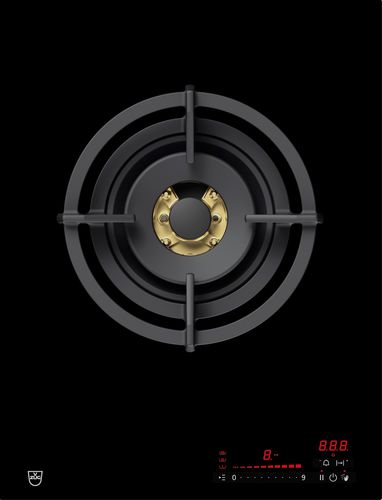 Gas cooktop - GAS411GSBZ - V-ZUG AG - commercial / 1 burner / built-in