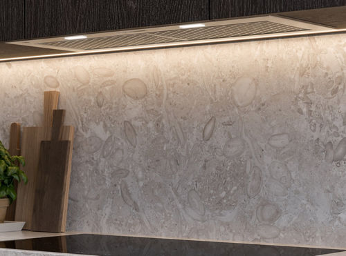 Wall-mounted range hood - V4000 - V-ZUG AG - ductless / with built-in lighting / class A