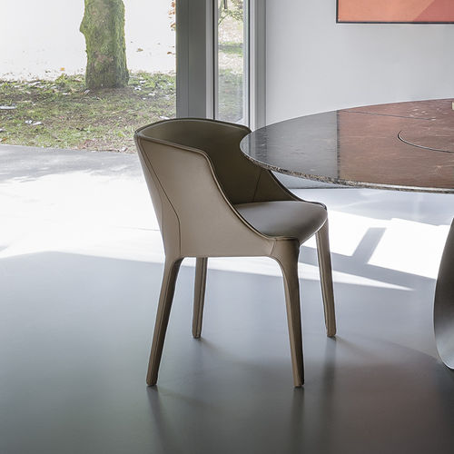 Contemporary chair - GOLDIE - arketipo - indoor / in synthetic fabric / upholstered