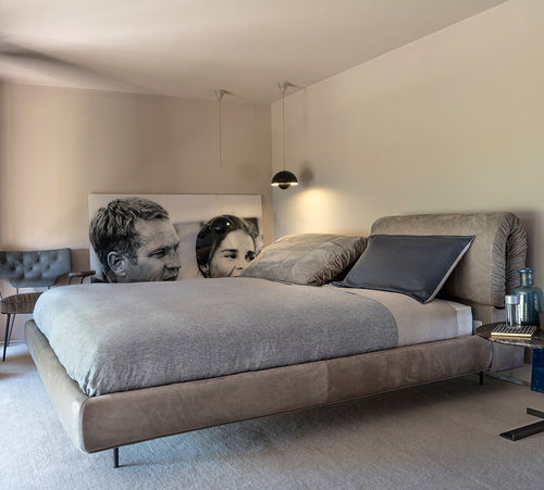 Double bed - CRAZY DREAM - arketipo - contemporary / upholstered / with upholstered headboard
