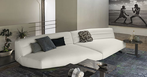 Modular sofa - NASH - arketipo - contemporary / fabric / leather