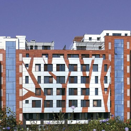 Ceramic ventilated facade - VARIO C20 - ETEM  - sheet