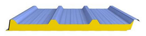 Roof sandwich panel - FISCHERTHERM PLUSDACH DL 100 - Fischer Profil GmbH  - metal facing / polyurethane PUR core