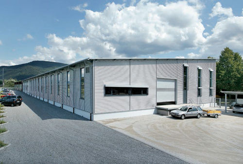 Facade sandwich panel - FISCHERTHERM WL 80 - Fischer Profil GmbH  - metal facing / polyurethane foam core