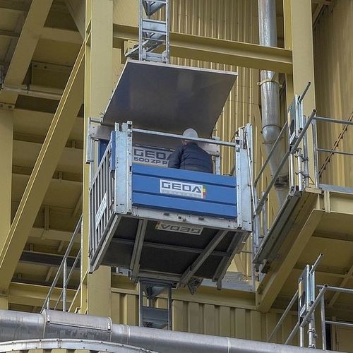 Heavy load freight elevator - 500 ZP P - GEDA GmbH - industrial