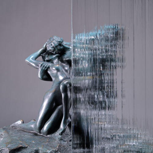 Structural glass panel - Ornament L  - Glasfabrik Lamberts GmbH & Co. KG  - patterned / translucent / for partition wall