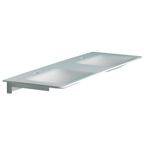 Corian® washbasin - B44CNM07 - PONTE GIULIO - console / stone / metal