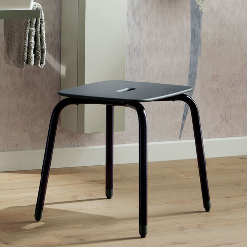 Contemporary shower stool - G12JDS02 - PONTE GIULIO - polyurethane / stainless steel base / 4-legged