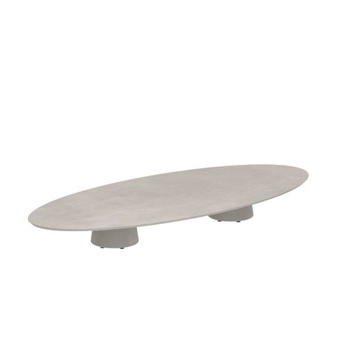 Contemporary coffee table - CONIX - Royal Botania - ceramic / concrete / concrete base
