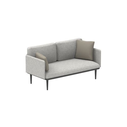 Contemporary sofa -  STYLETTO - Royal Botania - outdoor / fabric / with armrests