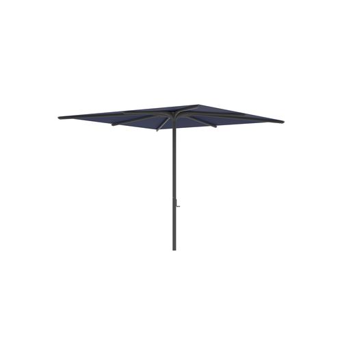 Square parasol - BLOOM - Royal Botania - mast-centered / textile / stainless steel