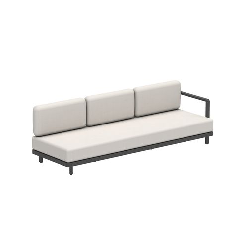 Modular sofa - ALURA - Royal Botania - outdoor / gray / white