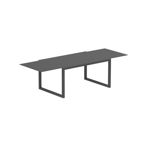 Contemporary dining table - NINIX - Royal Botania - ceramic / stainless steel base / rectangular