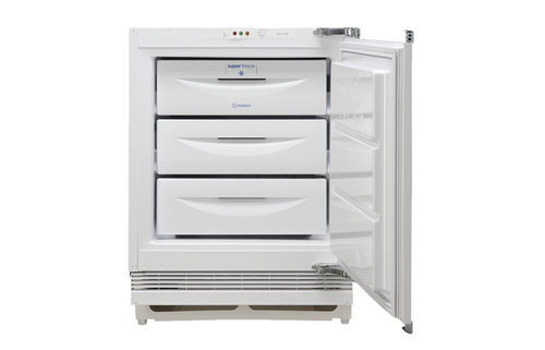 Undercounter freezer - IN FS 1212 - Indesit - white / European Eco-label / energy-saving