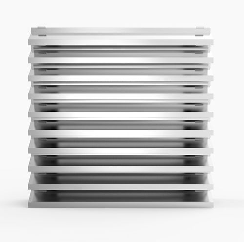 Aluminum ventilation grill - 788 - MLL-HAMBURG® - rectangular / square / exterior
