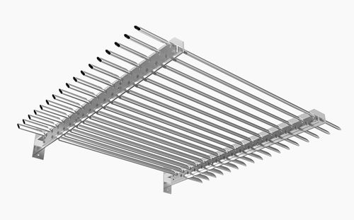 Aluminum solar shading - SONAL D : HS-H-080-FH - MLL-HAMBURG® - for facade / for roof / window
