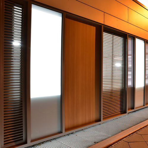 Aluminum ventilation grill - 622L - MLL-HAMBURG® - rectangular / square / exterior