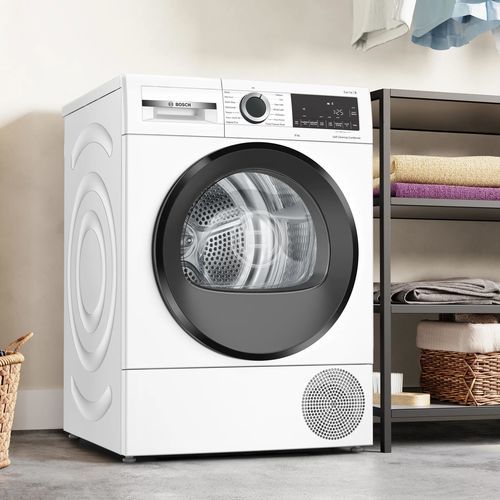 Dryer with heat pump - WQG24502GB - BOSCH - free-standing