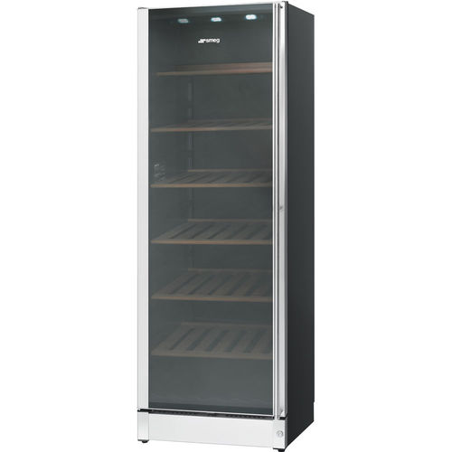Serving wine cabinet - SCV115GS - SMEG - multi-temperature / free-standing / wooden